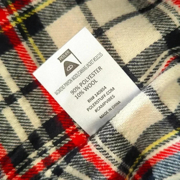 Polar Women's Pinyon Wool & Canvas Gray Jacket - Picture 8 of 9